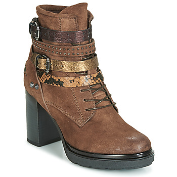 Schuhe Damen Low Boots Metamorf'Ose FALENCIA Kamel