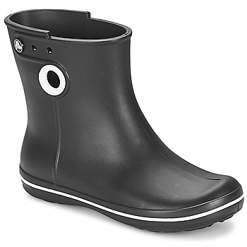 Chaussures Femme Bottes de pluie Crocs JAUNT SHORTY BOOT W-BLACK Noir