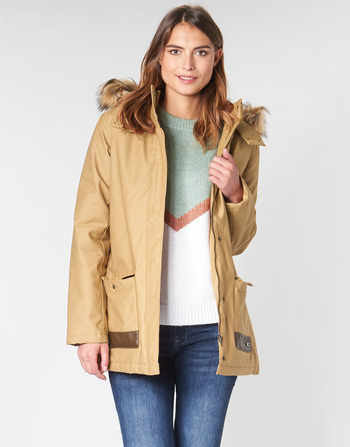 Vêtements Femme Parkas Roxy TRAVELLING WEST Marron