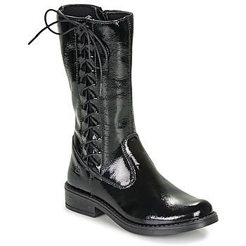 Chaussures Fille Bottes ville Citrouille et Compagnie LAMINOTE Noir