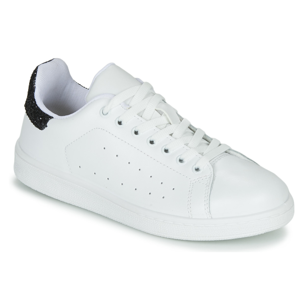 Scarpe Donna Sneakers basse Yurban SATURNA Bianco / Nero