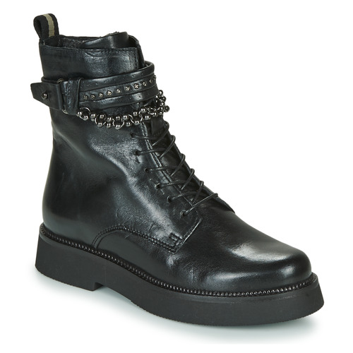 Schuhe Damen Boots Mjus TRIPLE STRAP Schwarz