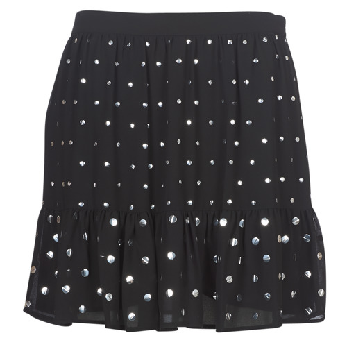 Kleidung Damen Röcke MICHAEL Michael Kors NAIL HT FLOUNCE SKIRT Schwarz