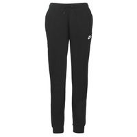 Kleidung Damen Jogginghosen Nike W NSW ESSNTL PANT REG FLC Schwarz