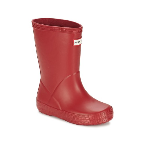 Chaussures Enfant Bottes de pluie Hunter KIDS FIRST CLASSIC Rouge