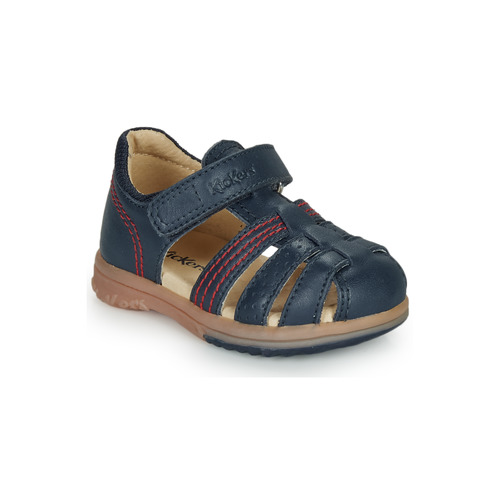 Schuhe Jungen Sandalen / Sandaletten Kickers PLATIBACK Marineblau