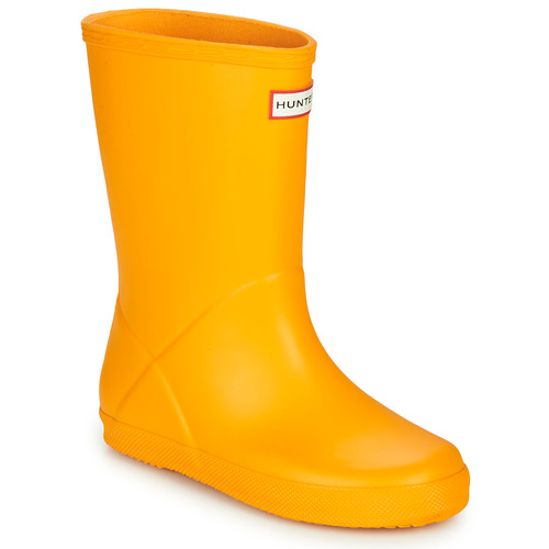 Chaussures Enfant Bottes de pluie Hunter KIDS FIRST CLASSIC Jaune