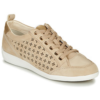 Schuhe Damen Sneaker Low Geox D MYRIA Beige