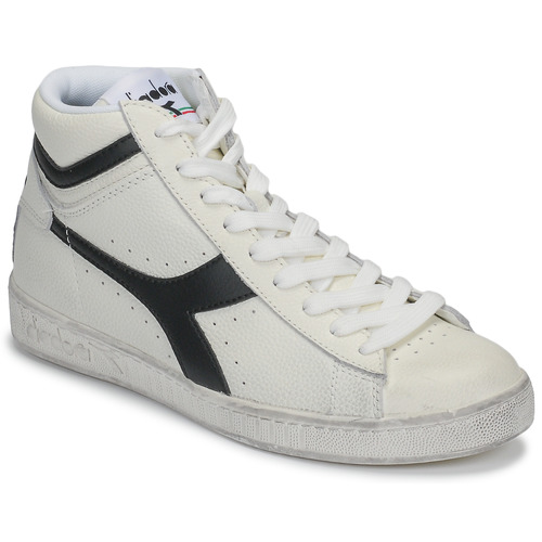 Chaussures Baskets montantes Diadora GAME L HIGH WAXED Blanc / noir