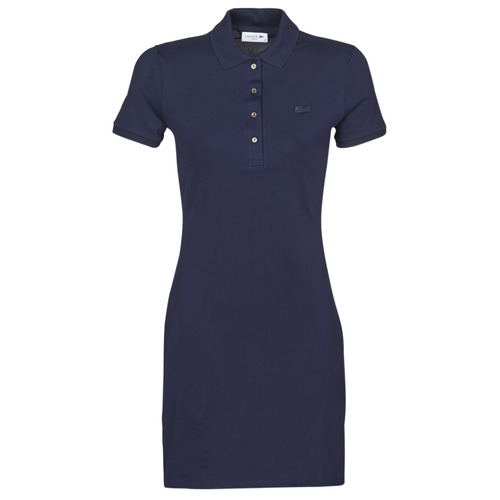 Vêtements Femme Robes courtes Lacoste SOLENE Marine