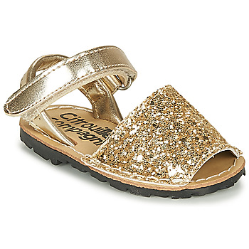 Schuhe Mädchen Sandalen / Sandaletten Citrouille et Compagnie SQUOUBEL Golden