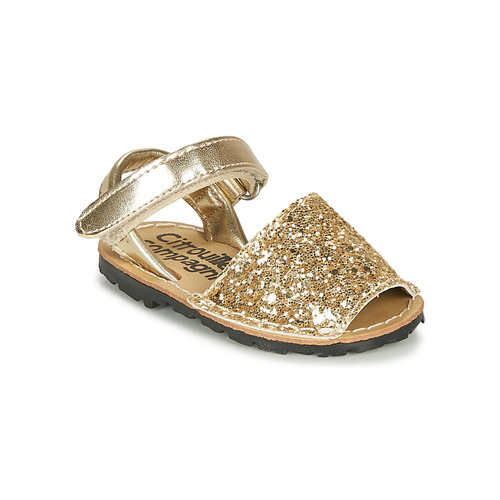 Schuhe Mädchen Sandalen / Sandaletten Citrouille et Compagnie SQUOUBEL Golden