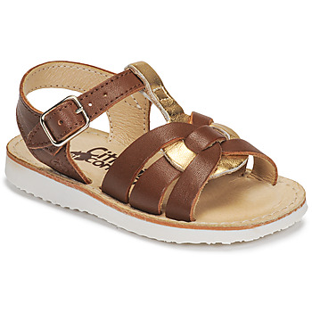 Schuhe Mädchen Sandalen / Sandaletten Citrouille et Compagnie MINOTTE Braun, / Golden