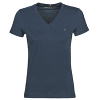 Abbigliamento Donna T-shirt maniche corte Tommy Hilfiger HERITAGE V-NECK TEE 