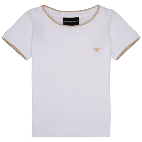 Kleidung Mädchen T-Shirts Emporio Armani Allan Weiß