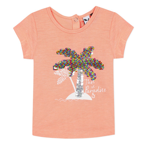 Vêtements Fille T-shirts manches courtes 3 Pommes EMMA Orange