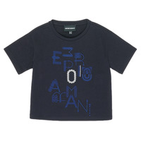 Kleidung Mädchen T-Shirts Emporio Armani 6H3T7R-2J4CZ-0926 Marineblau