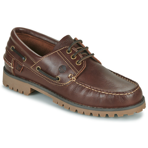 Chaussures Homme Chaussures bateau Casual Attitude EVEROA Marron