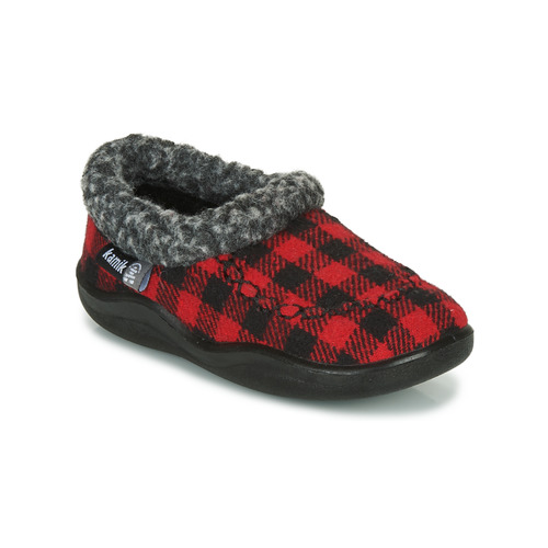 Schuhe Kinder Hausschuhe KAMIK COZYCABIN 2 Rot