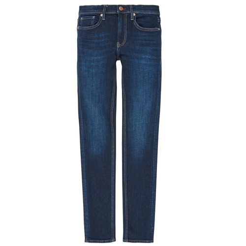 Kleidung Jungen Röhrenjeans Teddy Smith FLASH Blau