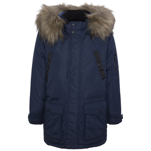 Kleidung Jungen Parkas Pepe jeans FLOYDD Marineblau