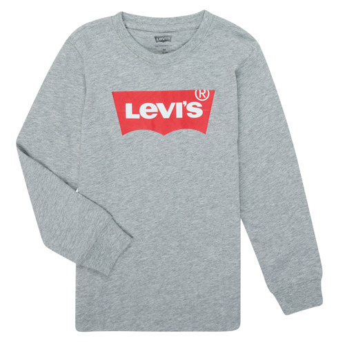 Kleidung Jungen Langarmshirts Levi's BATWING TEE LS Grau