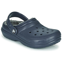 Schuhe Kinder Pantoletten / Clogs Crocs CLASSIC LINED CLOG K Blau