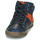 Schuhe Jungen Sneaker High Kickers LOWELL Marineblau / Orange