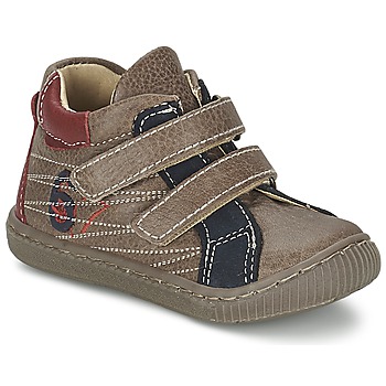 Chaussures Garçon Baskets montantes Citrouille et Compagnie THEO Taupe