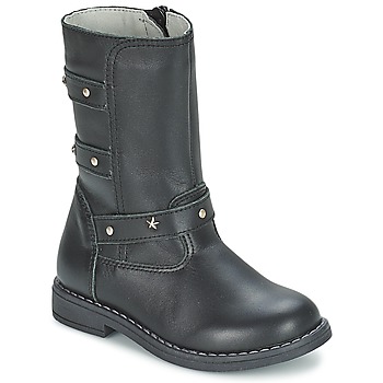 Chaussures Fille Bottes ville Citrouille et Compagnie ELZA Noir