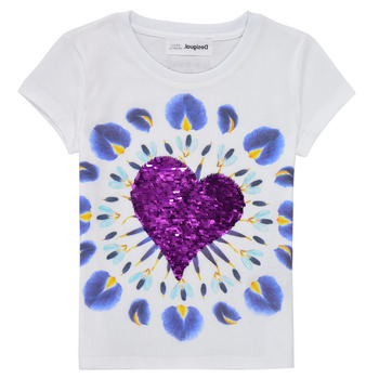 Abbigliamento Bambina T-shirt maniche corte Desigual 21SGTK45-1000 