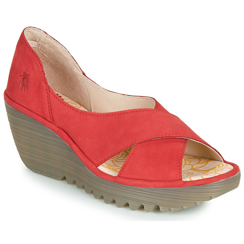 Schuhe Damen Sandalen / Sandaletten Fly London YOMA Rot