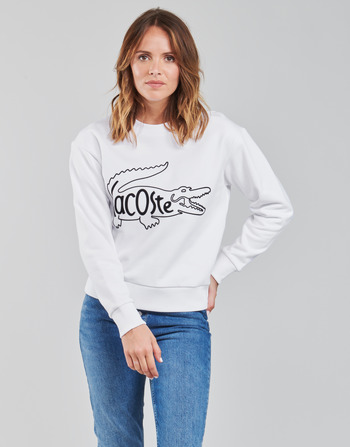 Kleidung Damen Sweatshirts Lacoste SFORZA Weiß