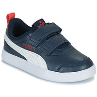 Schuhe Kinder Sneaker Low Puma COURTFLEX PS Marineblau