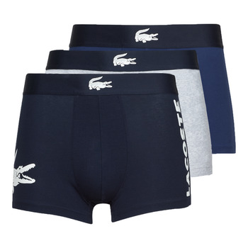 Unterwäsche Herren Boxer Lacoste BACCKO Marineblau / Weiß / Grau