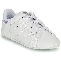 Schuhe Mädchen Sneaker Low adidas Originals STAN SMITH CRIB Weiß / Silber