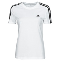 Kleidung Damen T-Shirts Adidas Sportswear W 3S T Weiß