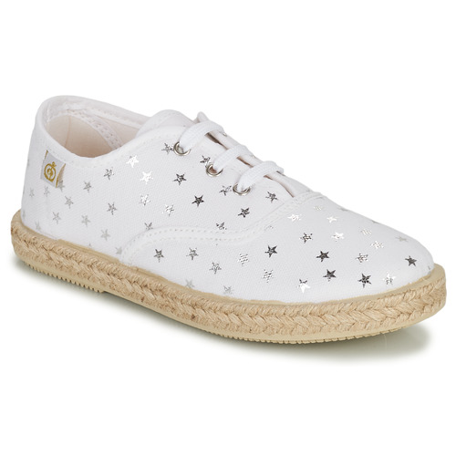 Schuhe Mädchen Sneaker Low Citrouille et Compagnie OUAKA Silber