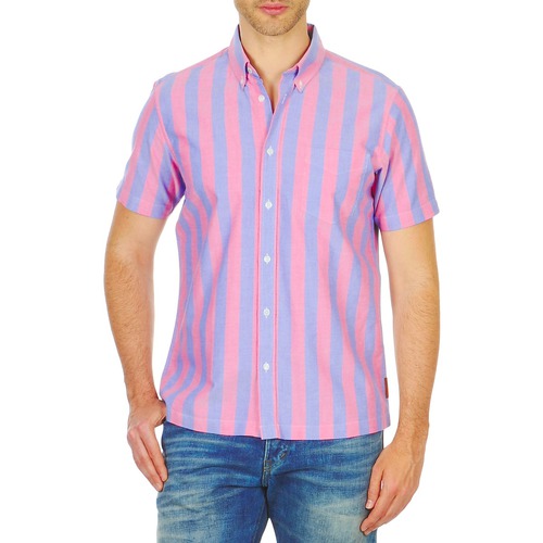 Vêtements Homme Chemises manches courtes Ben Sherman BEMA00487S Rose / Bleu