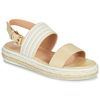 Schuhe Damen Sandalen / Sandaletten Geox LEELU Beige