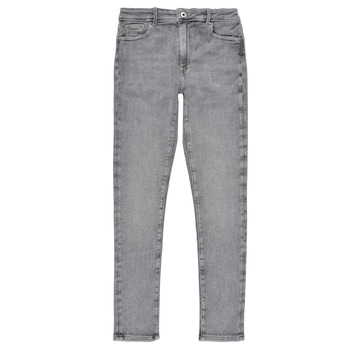 Kleidung Mädchen Röhrenjeans Pepe jeans PIXLETTE HIGH Grau