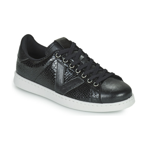 Schuhe Damen Sneaker Low Victoria TENIS SERPIENTE Noir