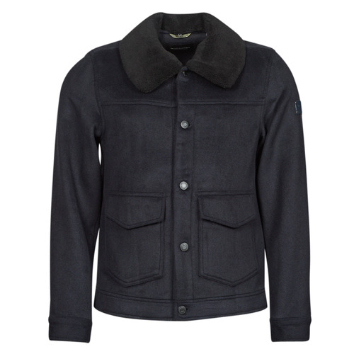 Vêtements Homme Manteaux Scotch & Soda SHERPA-TRIMMED WOOL 