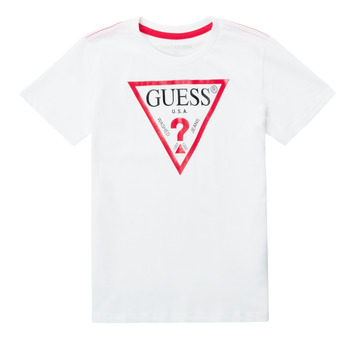 Kleidung Jungen T-Shirts Guess CELAVI Weiß