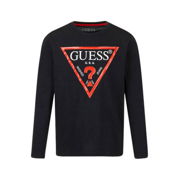 Kleidung Jungen Langarmshirts Guess MILLO    