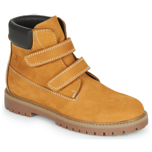 Schuhe Jungen Boots Citrouille et Compagnie PAXA Kamel