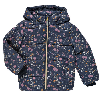 Kleidung Mädchen Daunenjacken Name it NMFMAY PUFFER JACKET Marineblau / Bunt