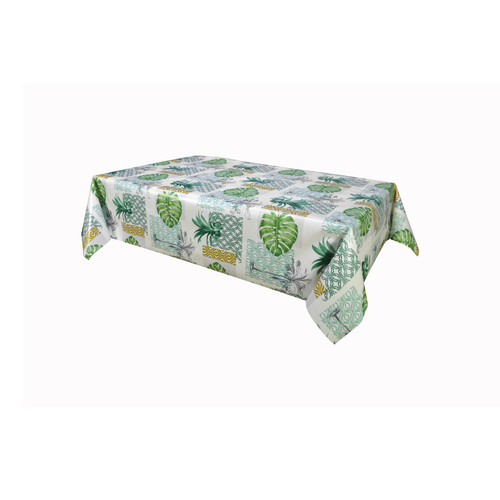 Home Tischdecke Habitable PALMIER - VERT - 140X200 CM  