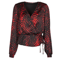 Vêtements Femme Tops / Blouses Guess LS PIPER TOP 