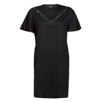 Kleidung Damen Kurze Kleider Karl Lagerfeld LACE INSERT JERSEY DRESS    